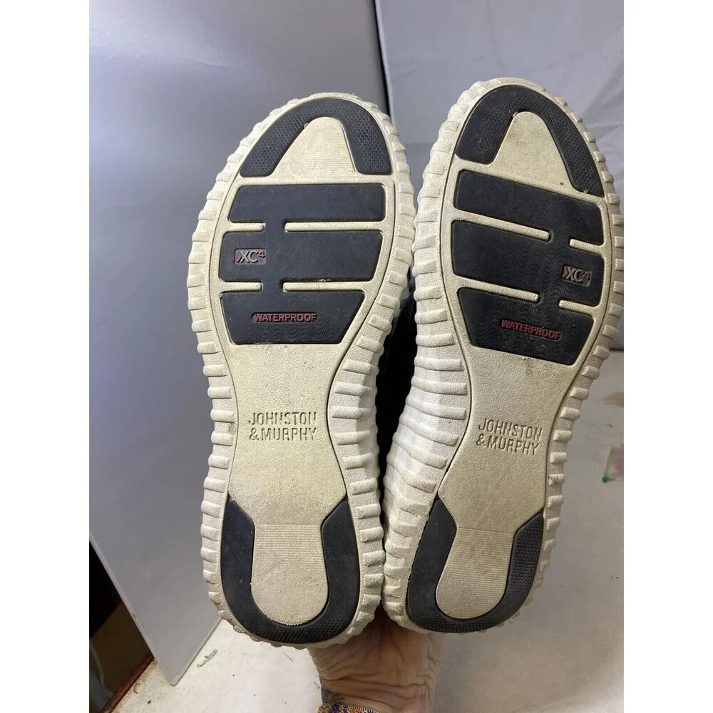Johnston & Murphy Womens XC4 Kendall Perf Black Casual Shoes Sneakers Size 7.5 M